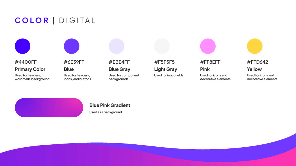 Creative Spark color palette