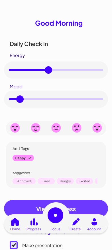 Creative Spark website mockup