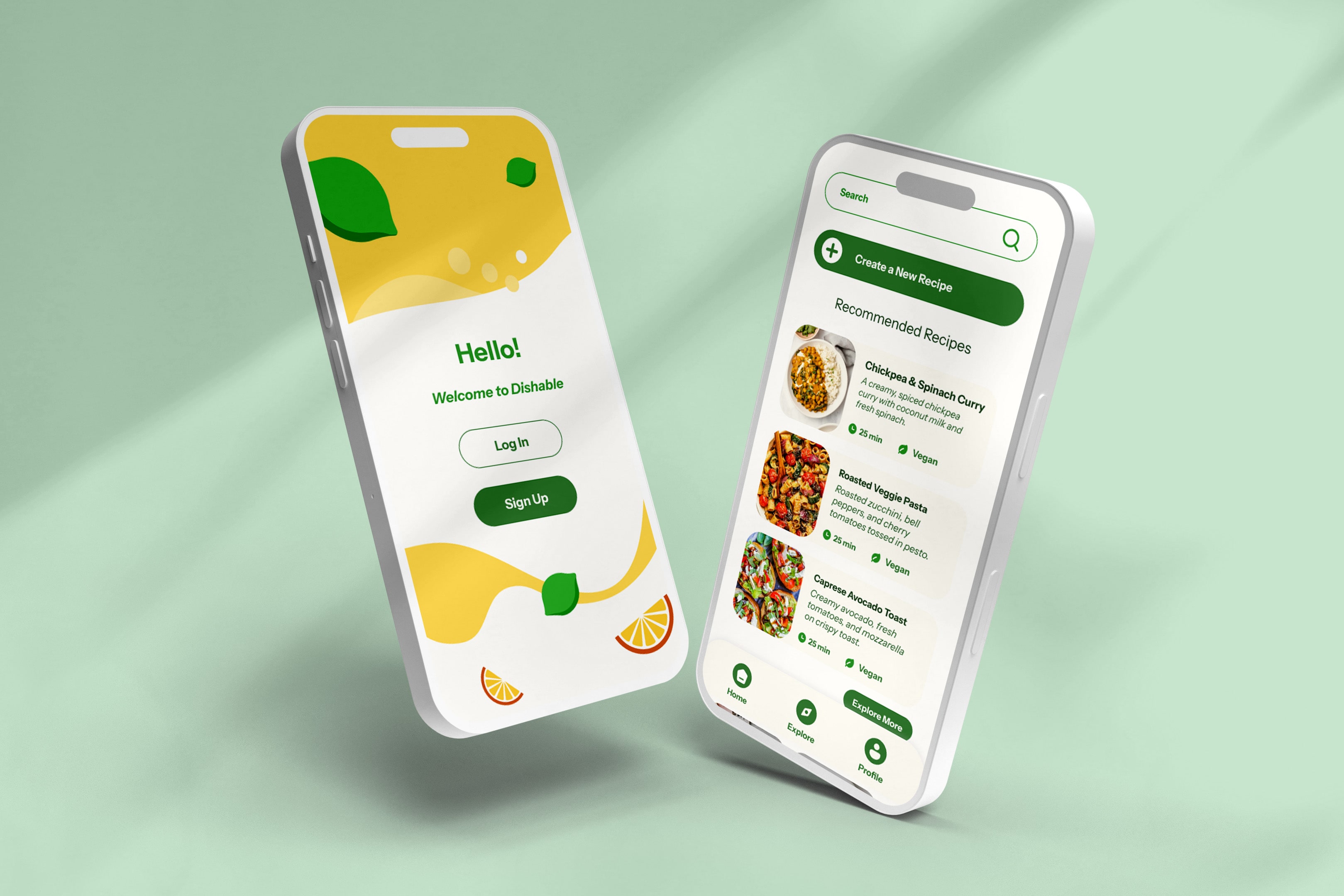 Reconnect app mockup